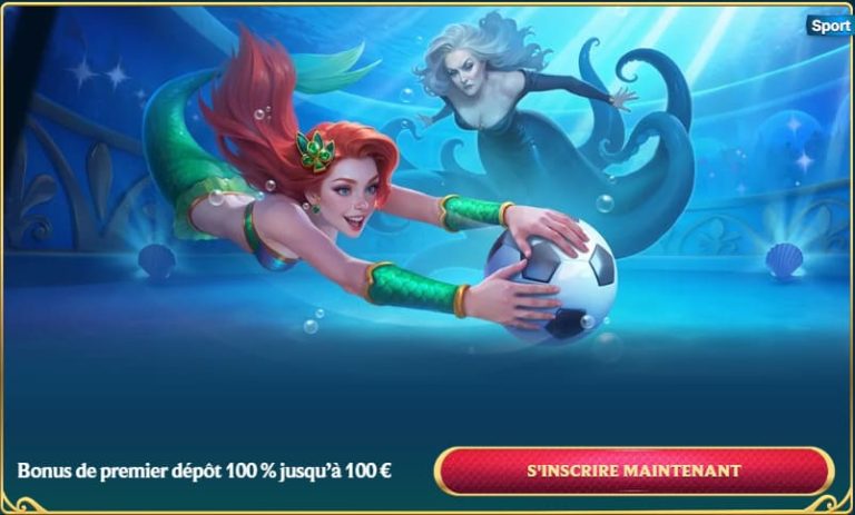 Aquawin Casino bonus bienvenue sport