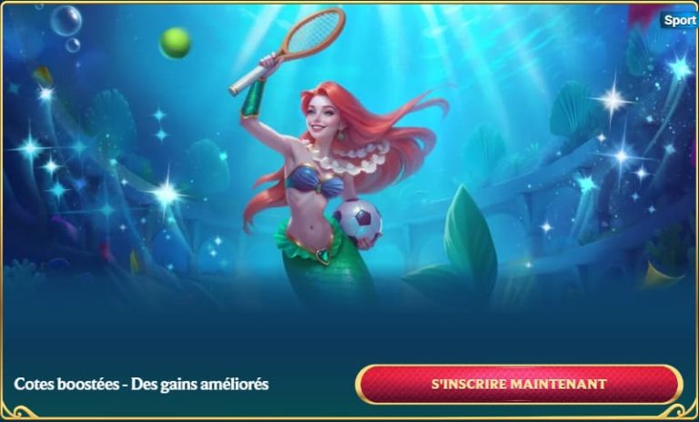 Aquawin Casino cotes boostées